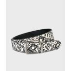  ремень [GOLF] общий рисунок шрифт Logo двусторонний ремень мужской 