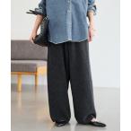 パンツ 「追加」圧縮ウールワイドパンツ レディース