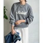 「DouDou」 スウェットカットソー FREE グレー レディース