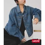 デニムジャケット gジャン Levi’s/リーバイス SLOBE別注 BALLOON SLEEVE TRACKER デニムジャケット レディース