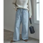ジーンズ デニム デニムパンツ LEE/リー SLOBE別注 タックワイドデニム レディース