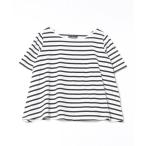 [Le Minor] окантовка рисунок короткий рукав футболка 1 белый женский 