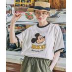 「Disney」 半袖Tシャツ FREE ホワイト レディース