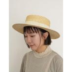 「Samansa Mos2」 ストローハット F キナリ レディース