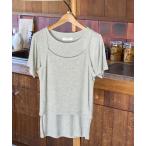 [FREAK'S STORE] топ свободный серый женский 