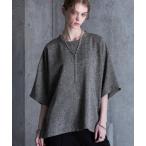 「SERACE」 半袖シャツ L ブラッ