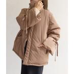 ブルゾン アウター 2WAYスタンドネック中綿ブルゾン レディース