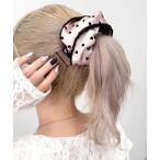 ショッピングシュシュ シュシュ WEGO/パイピング総柄ハートシュシュ