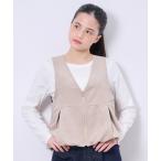 アンサンブル  「AMI」バルーンベスト×ロンTセット キッズ 子供服 女の子