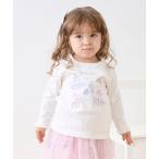 tシャツ バレエ刺しゅう 長袖Tシャツ キッズ 子供服 女の子