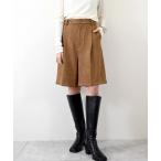 ショッピングハーフパンツ パンツ フェイクスウェードハーフパンツ レディース