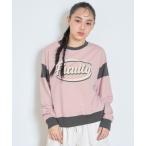 ショッピングlovetoxic トレーナー  「7days」吸水速乾袖切替トレーナー キッズ 子供服 女の子