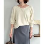 ショッピングドゥ ニット セーター 2WAYシャギープルオーバー レディース