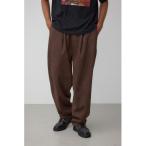 スラックス 「窪塚洋介さん着用アイテム」フェイクスエードタックパンツ メンズ