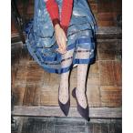 ショッピングスタッズ パンプス スタッズポインテッドパンプス