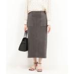 スカート マシュマロスウェードタイトスカート