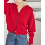 カーディガン MUSICオープンカラーカーディガン レディース