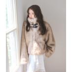 ショッピングベルト コート アウター 2wayベルトファーコート レディース