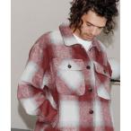 ミリタリージャケット モッズコート mj11040-shaggy check CPO jacket ジャケット(NR25W-07)