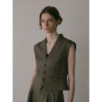 ショッピングジレ ベスト ジレ サキソニーベスト レディース