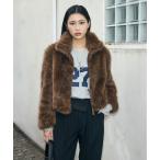 ブルゾン アウター 「25年AW新作」F/FUR STAND COLLAR ジャケット レディース