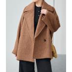 コート アウター BALLI シャギーダブルコート レディース