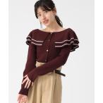 ショッピングドゥ ニット セーター 2025秋冬新作 ビッグカラー配色ニット レディース