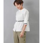 「LUCA/LADY LUCK LUCA」 半袖ブラウス FREE オフホワイト レディース