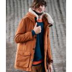 「NO ID.」 モッズコート 1 キャメル メンズ