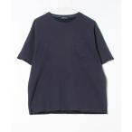 [BEAMS HEART] короткий рукав футболка S темно-синий мужской 