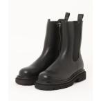 ブーツ 「PARADIS COULEUR」防滑ソール撥水サイドゴアショートブーツ(353040) レディース