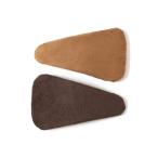 ヘアクリップ フェイク スエード スリーピン