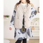 ダウンベスト ベスト ３点 SET ベスト＆ワンピ＆インナータートル レディース