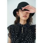 「SNIDEL」 ストローハット FREE ブラック レディース