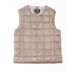 ショッピングダウンベスト 「TAION」 ダウンベスト M ベージュ メンズ
