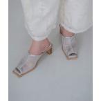 「EVOL」 ミュール「yukkoコラボ」 M シルバー レディース