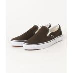「VANS」 スリッポン 27.5cm ブラウン メンズ