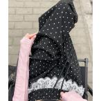 ショッピング水玉 パンツ 「ドット柄」水玉ウエストレース ワイドレッグパンツ / ストレートイージーパンツ レディース