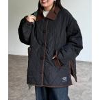 ショッピングブルゾン ブルゾン アウター 襟コーデュロイキルティングブルゾン レディース メンズ