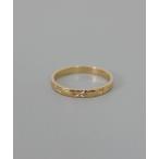 指輪 リング 金属アレルギー対応 カットデザインピンキーリング サージカルステンレス レディース