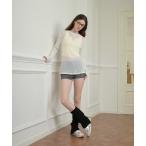  гетры [SANSeLF] гетры объем вязаный Roo z Fit Silhouette saa25a055 женский 