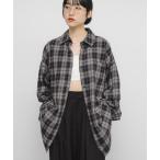 ブラウス シャツ BIGチェックシャツ レディース