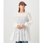 チュニック 「前後2WAY仕様」スカラップレースチュニック