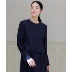 ショッピング15号 スーツ 「お受験・セレモニー」（単品）ノーカラージャケット/ワンピース別売り有（品番0601111・0601110）セットアップ可 レディース