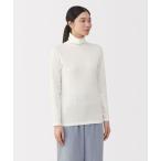 インナーシャツ 肌着 婦人　あったか綿　厚手　タートルネック長袖Ｔシャツ レディース