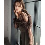 パンツドレス マルチWAY チュールフリル オールインワン ロング 結婚式 パンツドレス パーティードレス オケージョンドレス お呼ばれ 二次会 成人