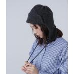 ショッピングニット帽 ニット帽 ニットキャップ リブニットフライト帽 レディース
