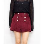 パンツ キルティングショートパンツ レディース