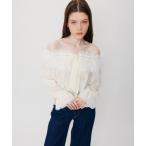 ブラウス シャツ ティアードレースブラウス レディース