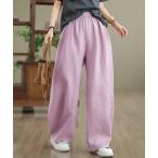 ショッピングセール ボトムス パンツ ボトムスリネンライクワイドパンツ レディース